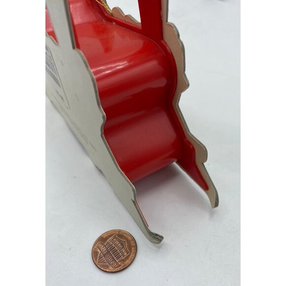 Vintage Train Christmas Decor Lot 1983 Shackman Container with 5 mini trains Toy - Picture 12 of 16